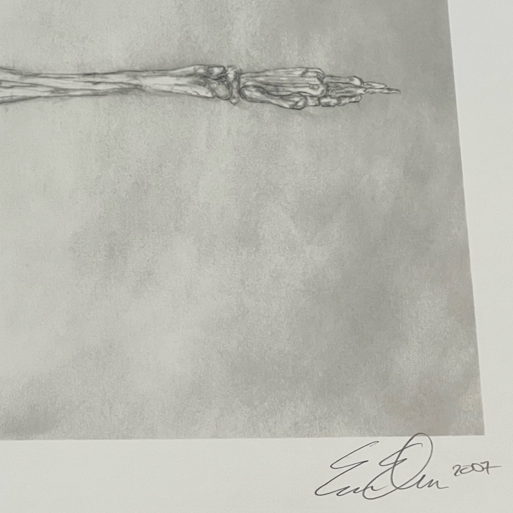 ORIGINAL 2007 UNDFTD x ERIC ELMS SIGNED MICHAEL JORDAN “WINGS” PRINT #135/230 - Picture 10 of 14